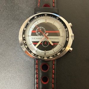 Vintage 1970s Sears Chronograph watch
